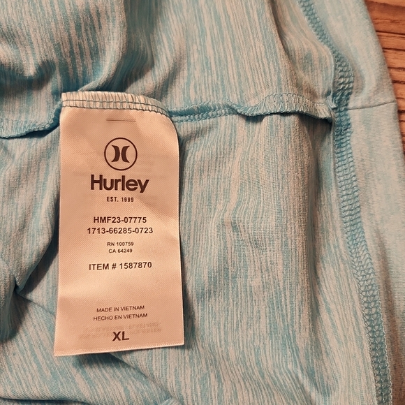 Hurley Mens Long Sleeve Hoodie Performance Shirt - Picture 5 of 6